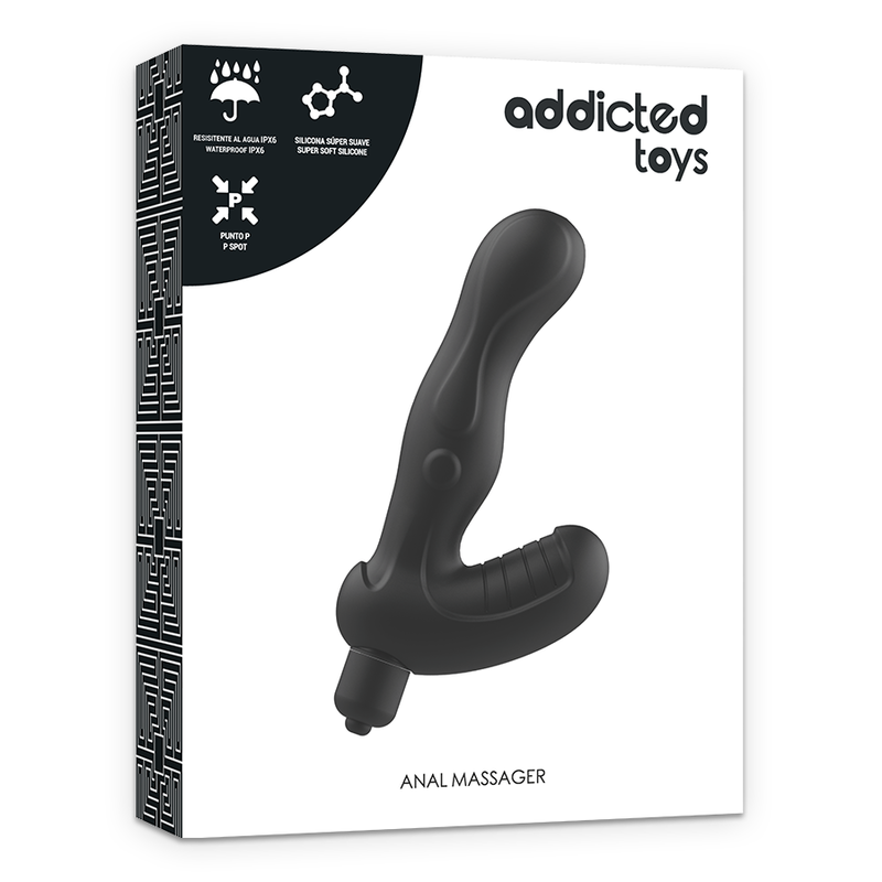ADDICTED TOYS - ESTIMULADOR ANAL DE PRÓSTATA DE SILICONA P-SPOT VIBE