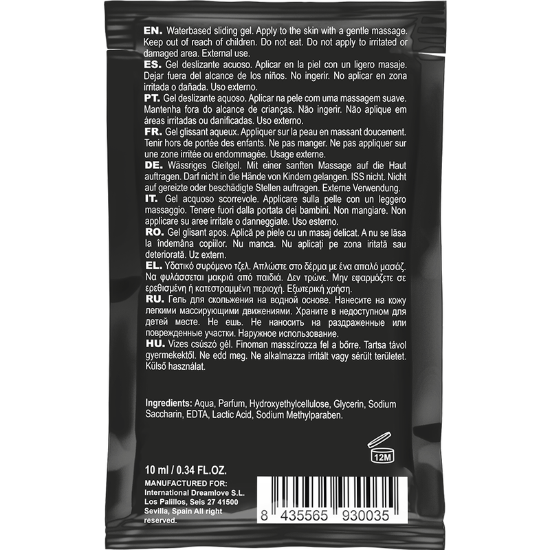 COQUETTE CHIC DESIRE - LUBRICANTE BESABLE A BASE DE AGUA FRESA EN BOLSILLO 10 ML