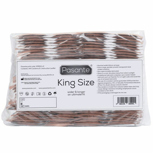 PASANTE - CONDONES KING SIZE BOLSA 144 UNIDADES