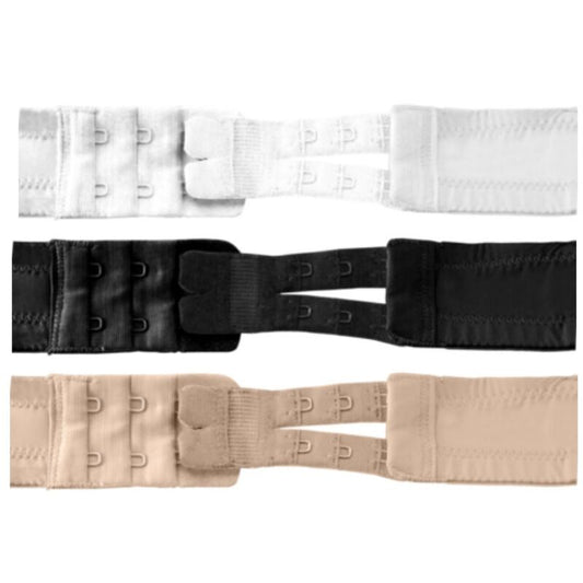 BYE-BRA - EXTENSORES DE CONTORNO FLEXIBLES 2 GANCHOS 3 UNIDADES