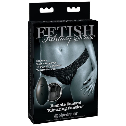 FETISH FANTASY EDICIÓN LIMITADA - BRAGUITAS VIBRADORAS CON CONTROL REMOTO