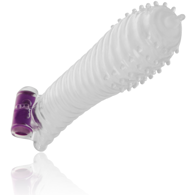 OHMAMA - FUNDA TEXTURIZADA PARA EL PENE CON BALA VIBRADORA