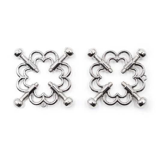 OHMAMA FETISH - PINZAS DE FLORES METÁLICAS