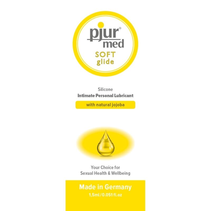 PJUR - MED LUBRICANTE DE SILICONA SOFT GLIDE 1.5 ML