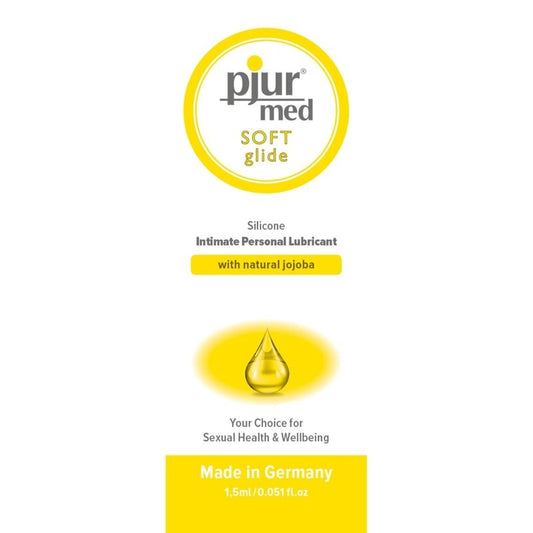 PJUR - MED LUBRICANTE DE SILICONA SOFT GLIDE 1.5 ML