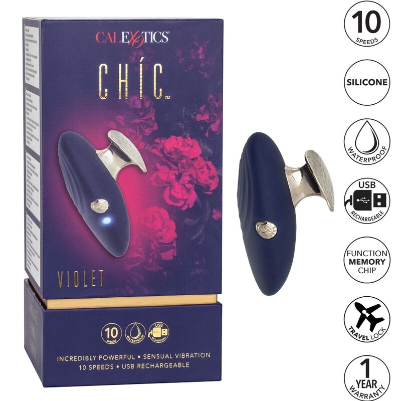 CALEXOTICS - ESTIMULADOR CHIC VIOLETA 10 VELOCIDADES