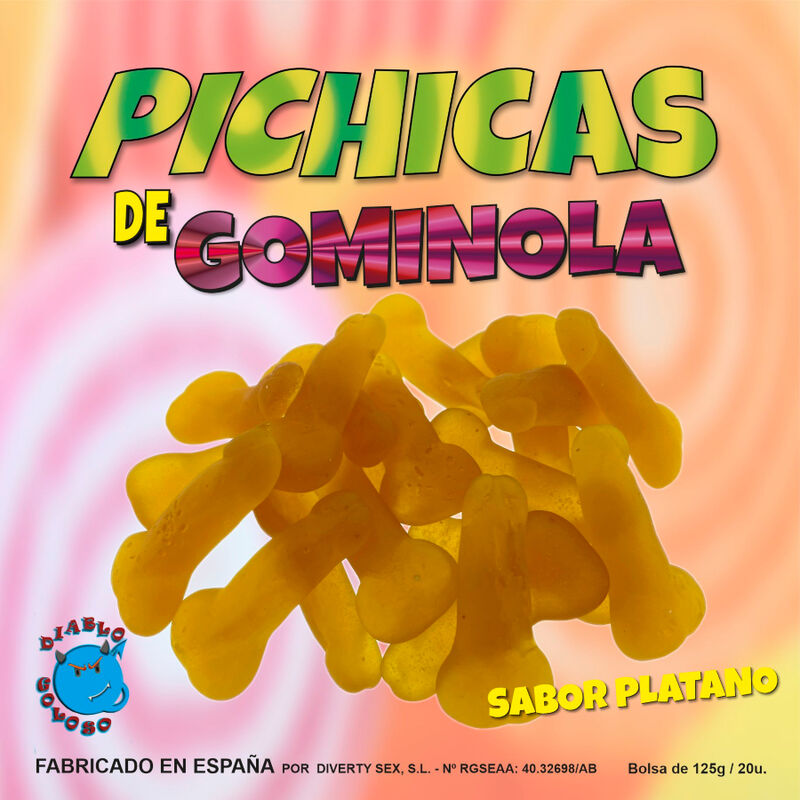 DIABLO GOLOSO - REBANADAS DE GOMITAS DE PLÁTANO