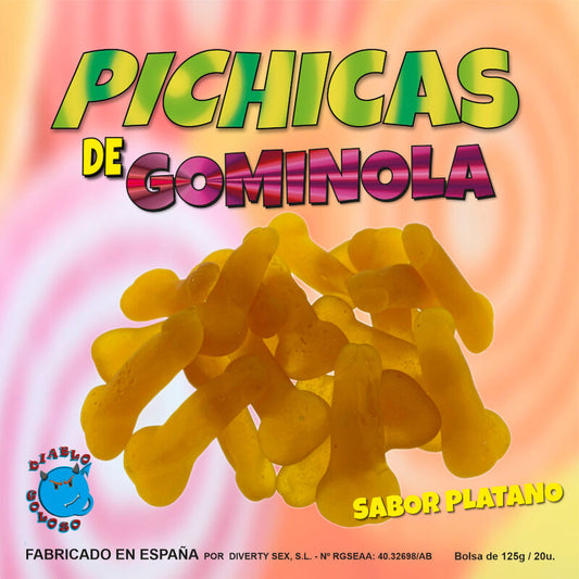 DIABLO GOLOSO - REBANADAS DE GOMITAS DE PLÁTANO