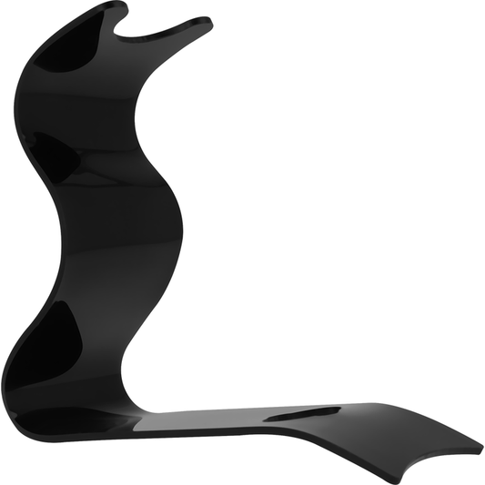 DREAMLOVE - EXPOSITOR ACRÍLICO NEGRO GRANDE 15.0 x 14.5 CM