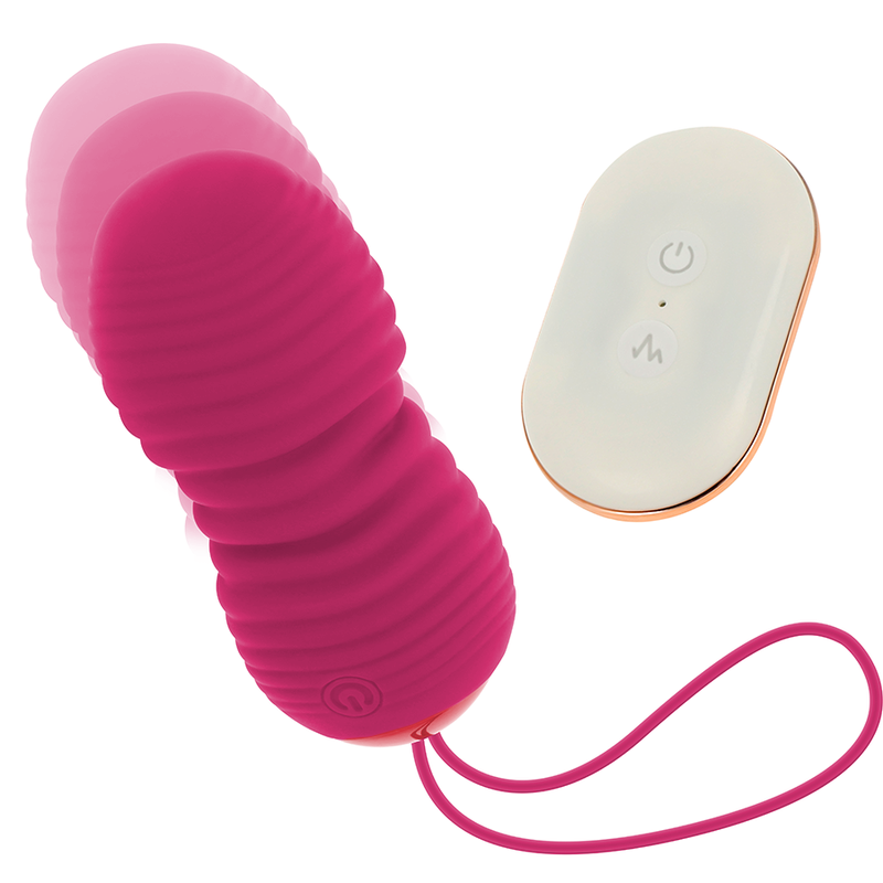 OHMAMA - HUEVO DE CONTROL REMOTO 7 MODOS ARRIBA Y ABAJO ROSA