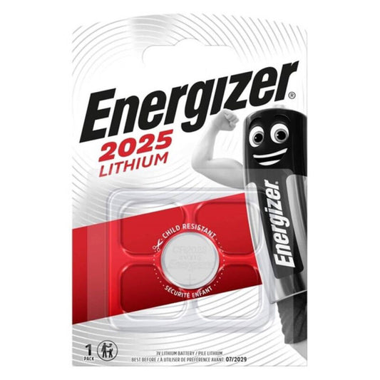 ENERGIZER - PILA BOTÓN LITIO CR2025 3V 1 UNIDAD