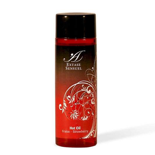 EXTASE SENSUAL - ACEITE ESTIMULANTE DE CALOR DE FRESA 100 ML