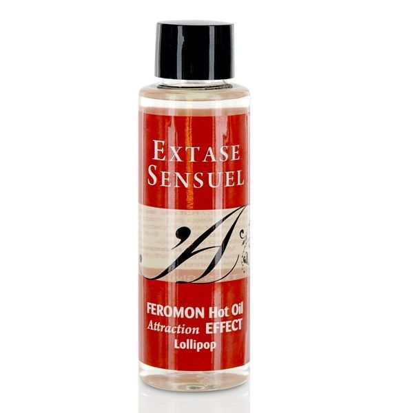 EXTASE SENSUAL - ACEITE DE MASAJE EFECTO CALOR CON FEROMONAS DE PIRULET 100 ML
