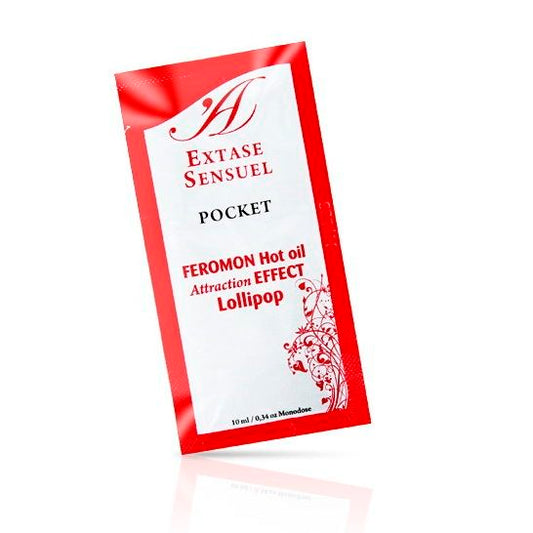EXTASE SENSUAL - ACEITE DE MASAJE CON FEROMONAS EFECTO CALOR PIRATA 10 ML