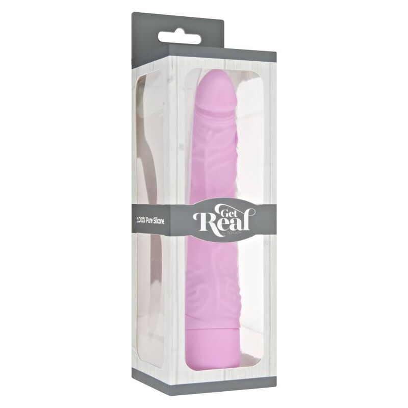 GET REAL - VIBRADOR CLÁSICO DELGADO ROSA