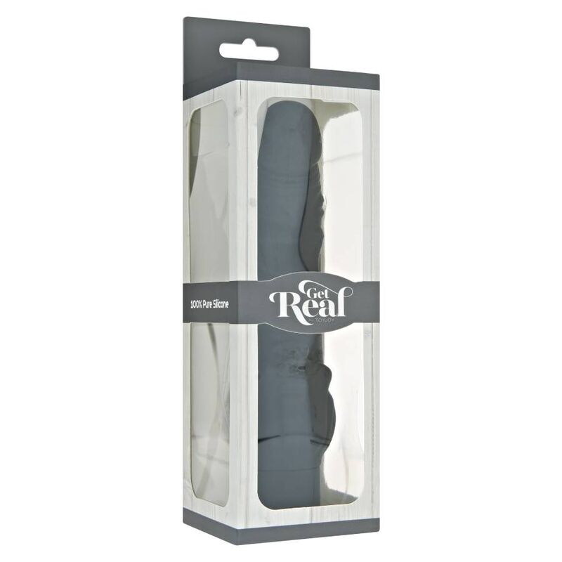 GET REAL - VIBRADOR ESTIMULANTE CLÁSICO NEGRO