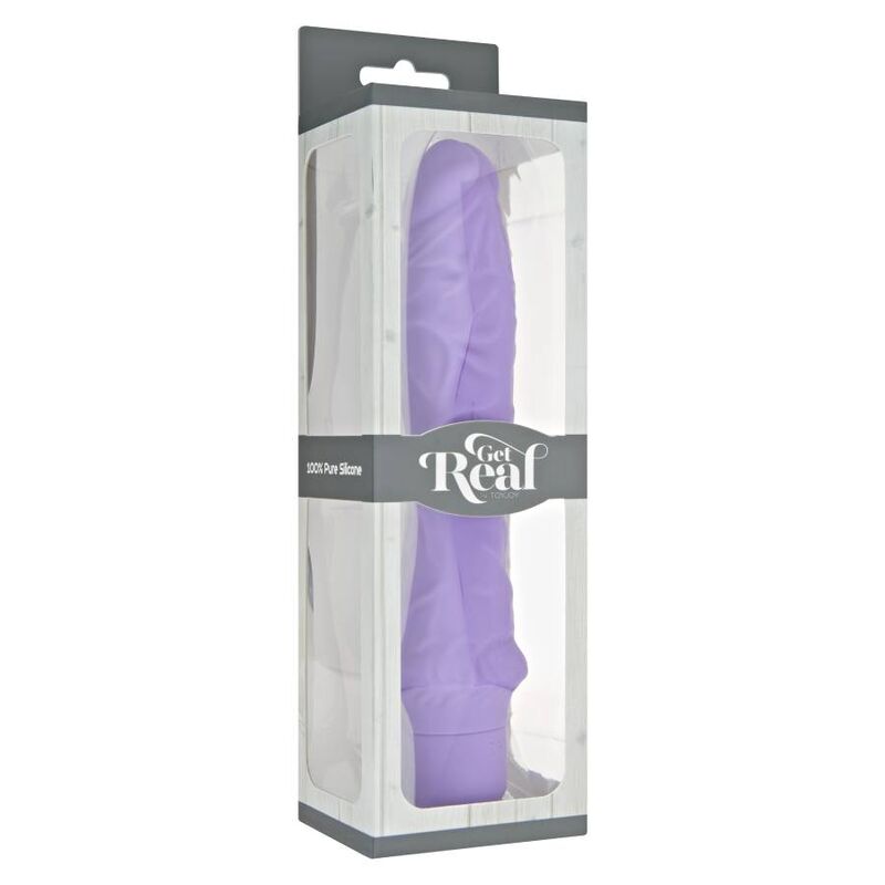 GET REAL - VIBRADOR CLÁSICO GRANDE MORADO