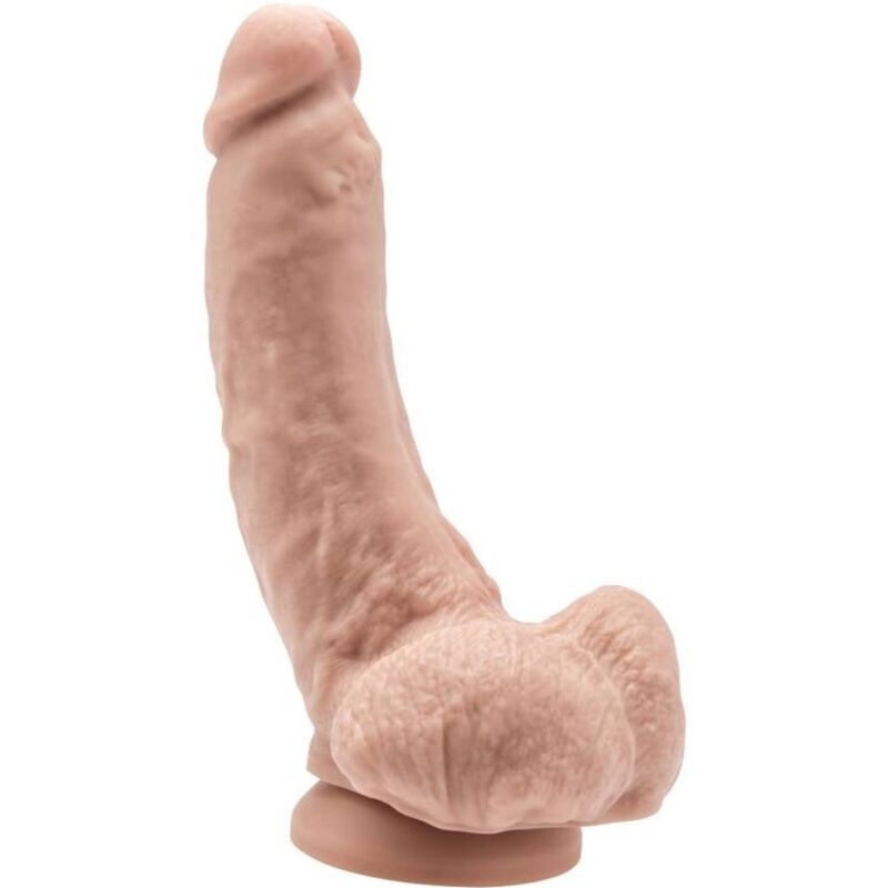 GET REAL - DILDO 20,5 CM CON BOLAS DE PIEL