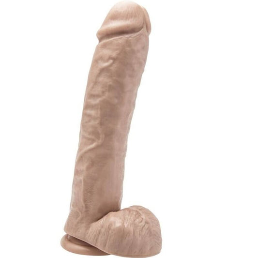 GET REAL - DILDO 28 CM CON BOLAS DE PIEL