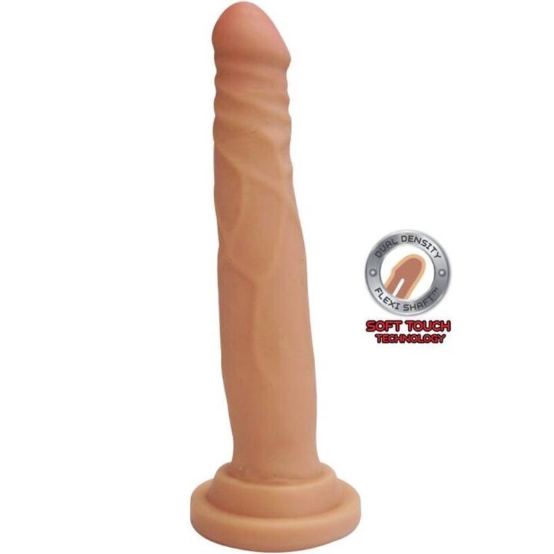 HAZLO REAL - DONG DE DOBLE DENSIDAD PIEL DE 19 CM