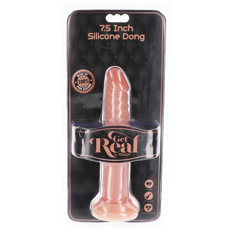 HAZLO REAL - DONG DE SILICONA 19 CM PIEL