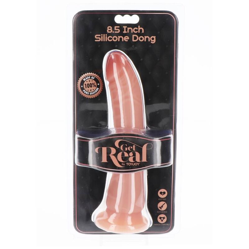 HAZLO REAL - DONG DE SILICONA 21 CM PIEL