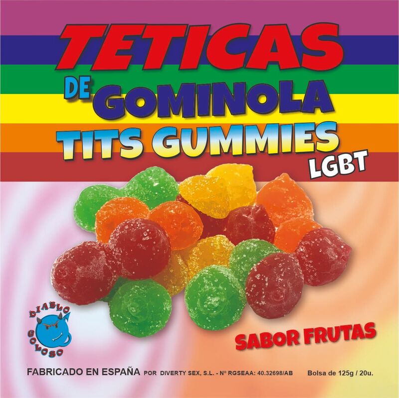 DIABLO GOLOSO - GOMITAS DE AZÚCAR SURTIDAS PARA DENTISTAS LGTB