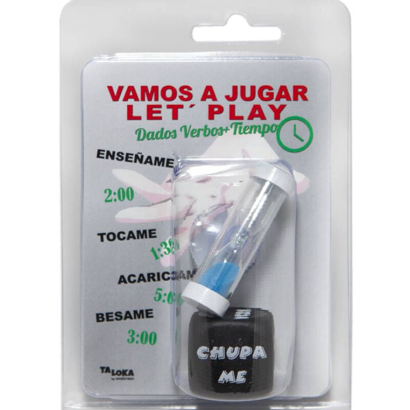 TALOKA - DADO CON VERBOS + RELOJ DE ARENA ¡VAMOS A JUGAR!