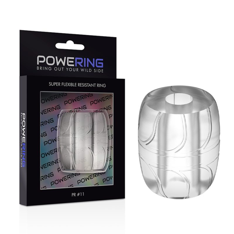 POWERING - ANILLO PARA EL PENE SUPER FLEXIBLE Y RESISTENTE 5 CM PR11 TRANSPARENTE