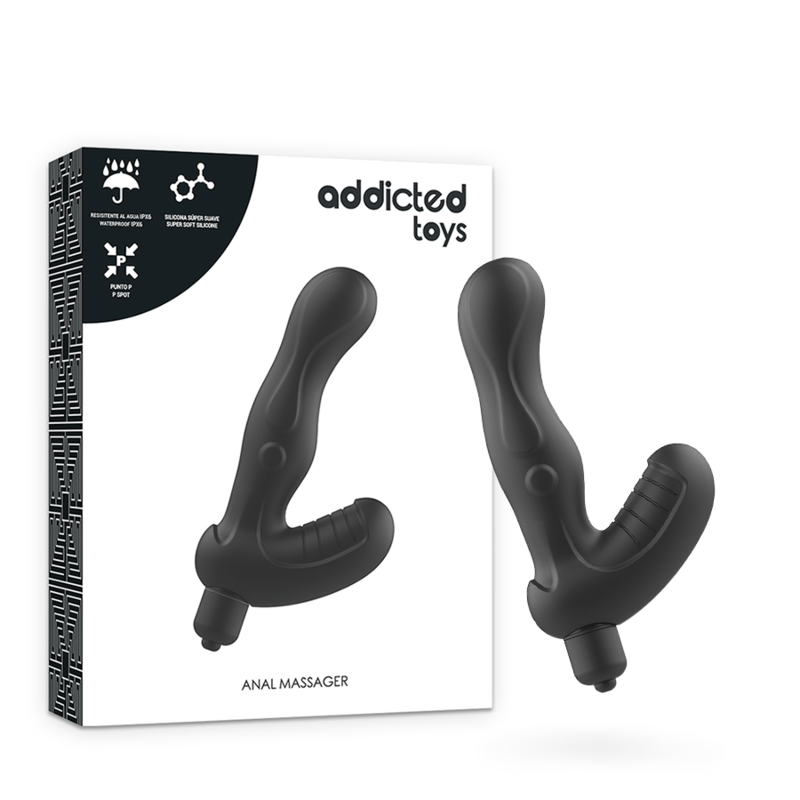 ADDICTED TOYS - ESTIMULADOR ANAL DE PRÓSTATA DE SILICONA P-SPOT VIBE