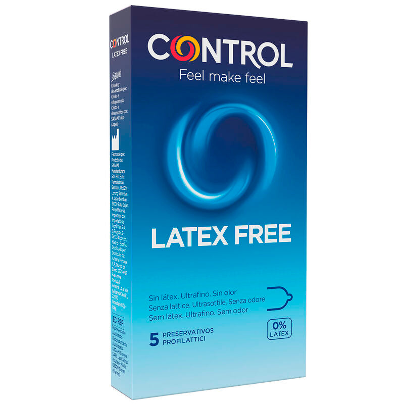 CONTROL - CONDONES DE LÁTEX LIBRES DE PECADOS 5 UNIDADES
