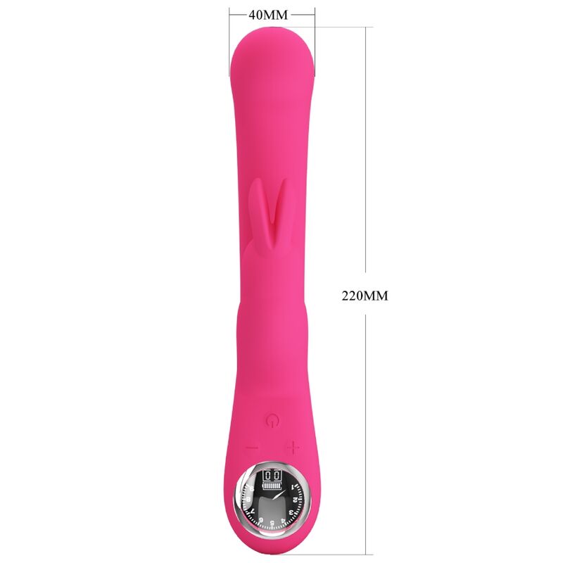 PRETTY LOVE - VIBRADOR CONEJO LAMAR Y PUNTO G ROSA