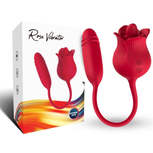 ARMONY - ROSELIP LIMKING VIBRADOR DE CLÍTORIS Y VIBRADOR ROJO