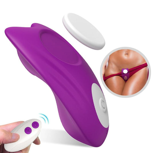 ARMONY - BRAGUITAS VIBRADORAS CON CONTROL REMOTO MARIPOSA MORADA
