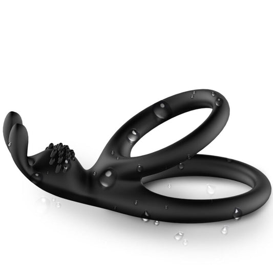 ARMONY - ANILLO DOBLE CONEJO TENSY NEGRO
