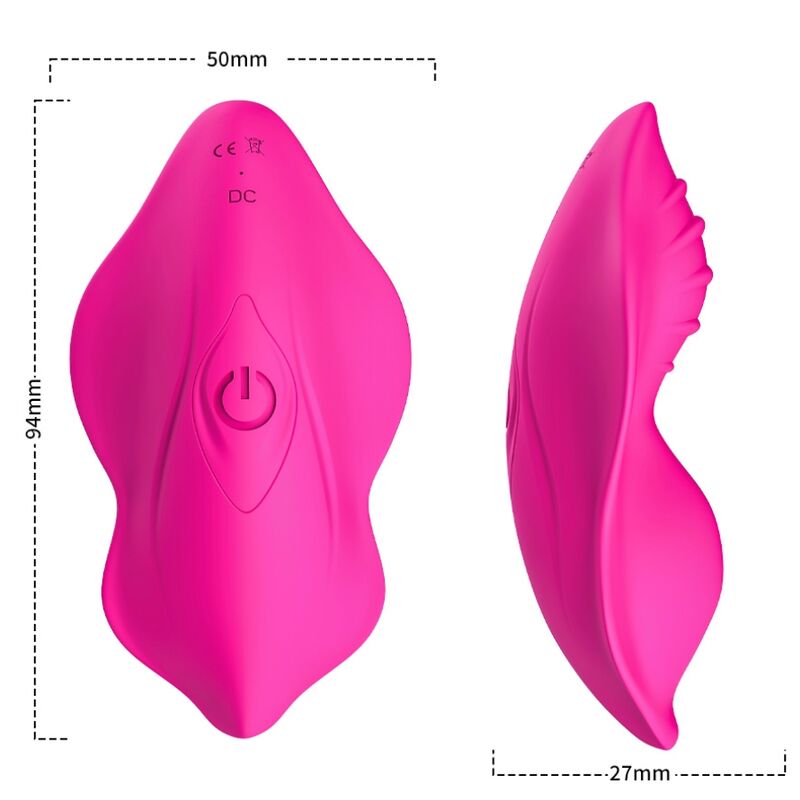 ARMONY - BRAGUITAS VIBRADORAS WHISPER CON CONTROL REMOTO FUCSIA