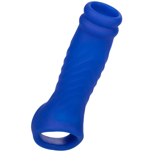 CALEXOTICS - FUNDA PARA PENE ADMIRAL WAVE DE SILICONA LÍQUIDA AZUL