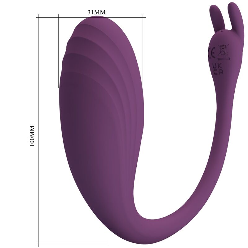 PRETTY LOVE - VIBRADOR CATALINA APP CONTROL REMOTO MORADO