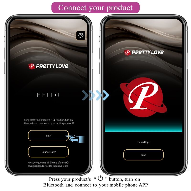 PRETTY LOVE - BILLY CONTROL REMOTO VIBRACIÓN PÚRPURA APLICACIÓN GRATUITA