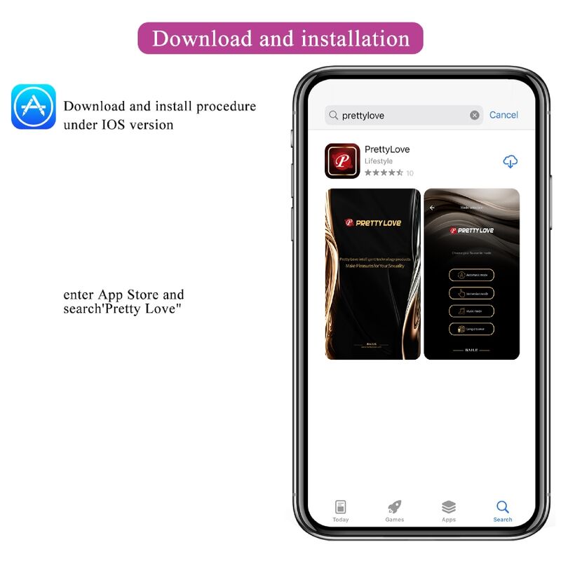 PRETTY LOVE - BILLY CONTROL REMOTO VIBRACIÓN PÚRPURA APLICACIÓN GRATUITA