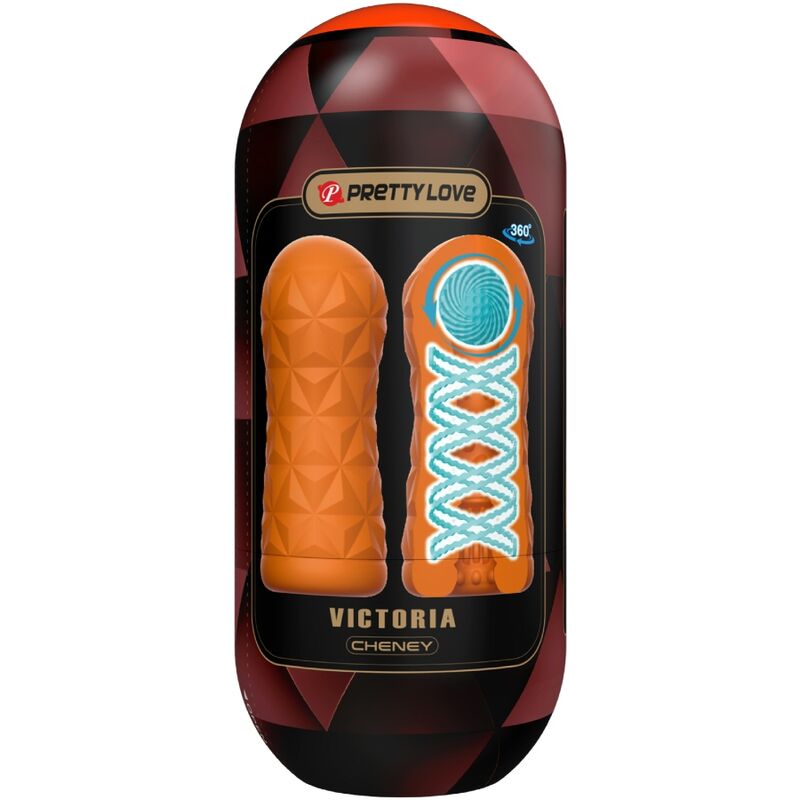 PRETTY LOVE - VICTORIA CHENEY MASTURBADOR NARANJA