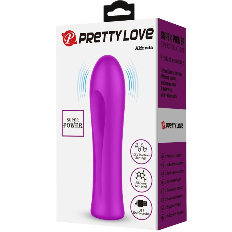 PRETTY LOVE - ALFREDA VIBRADOR SUPERPODEROSO VIOLETA