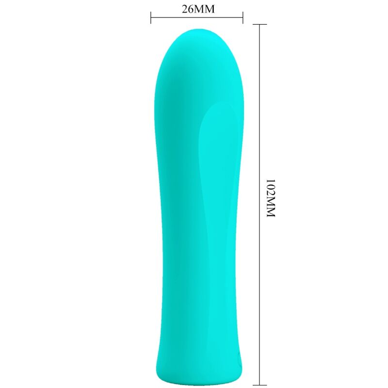 PRETTY LOVE - VIBRADOR ALFREDA SUPER POWER VERDE AGUA