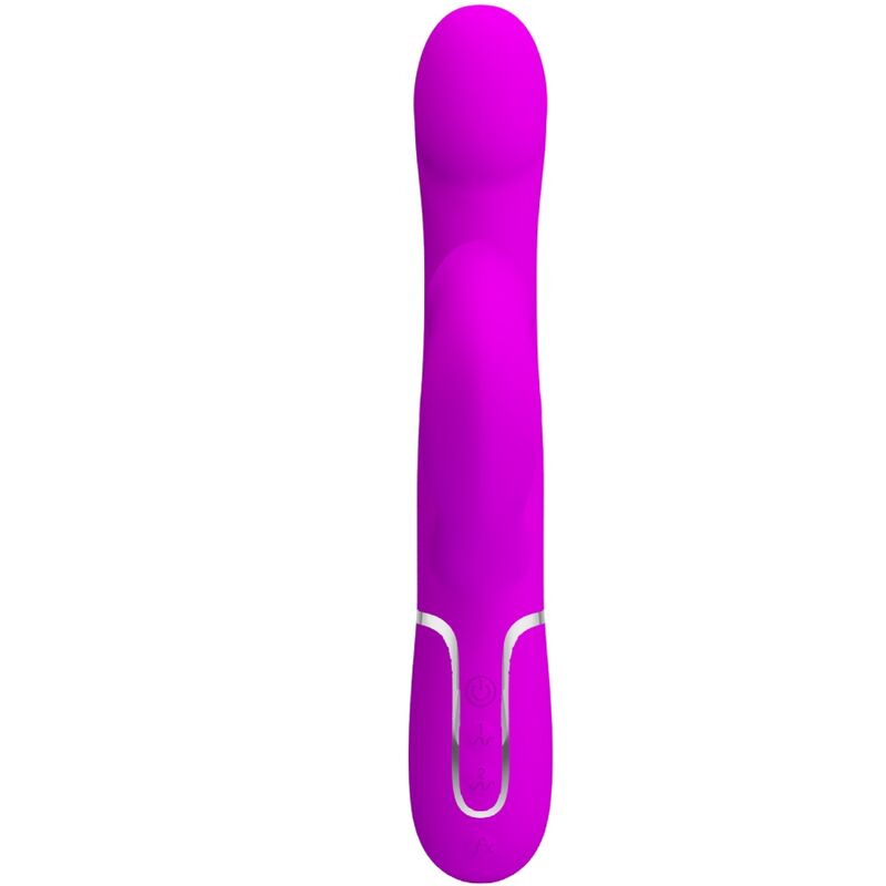 PRETTY LOVE - VIBRADOR CONEJO PERLAS VIOLETAS