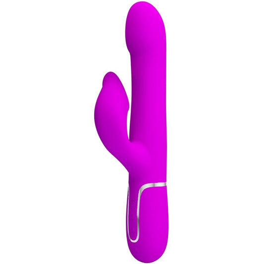 PRETTY LOVE - VIBRADOR CONEJO PERLAS VIOLETAS