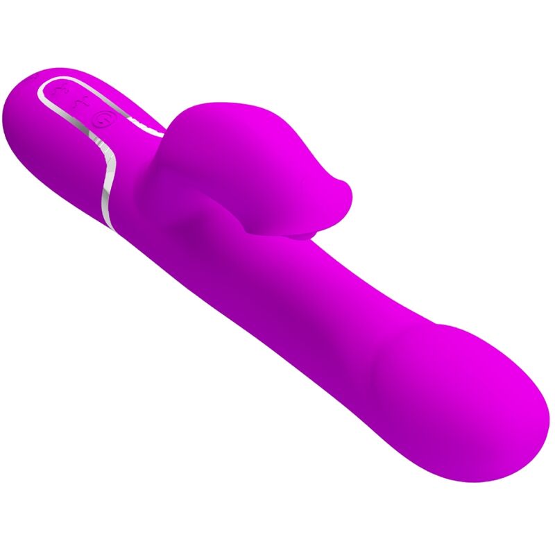 PRETTY LOVE - VIBRADOR CONEJO PERLAS VIOLETAS