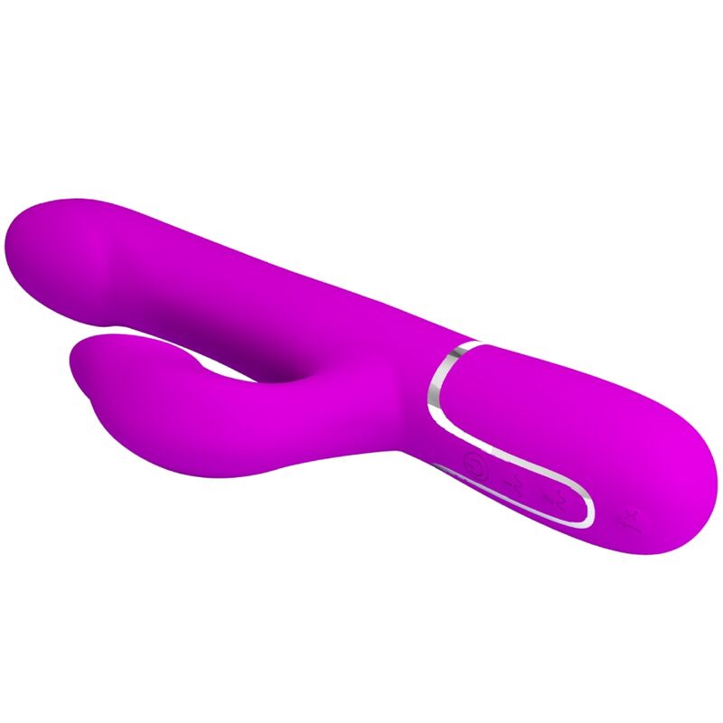 PRETTY LOVE - VIBRADOR CONEJO PERLAS VIOLETAS