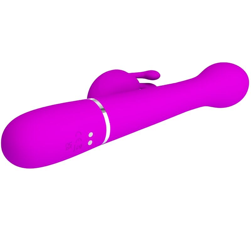 PRETTY LOVE - VIBRADOR DEJON RABBIT 3 EN 1 MULTIFUNCIÓN VIOLETA