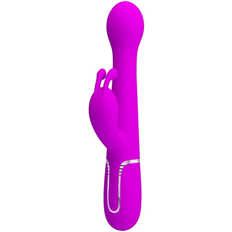 PRETTY LOVE - VIBRADOR DEJON RABBIT 3 EN 1 MULTIFUNCIÓN VIOLETA