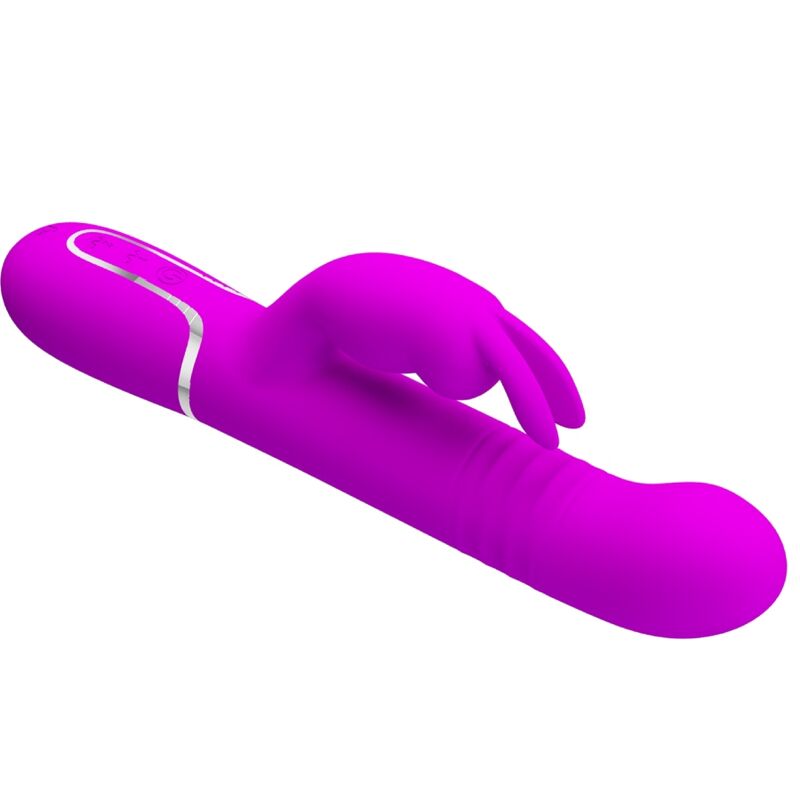 PRETTY LOVE - VIBRADOR COALE RABBIT PERLAS VIOLETAS